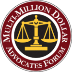 Image of the Multi-Million Dollar Advocates Forum badge