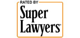 Image of the Rated by Super Lawyers badge