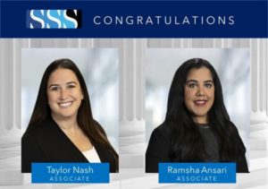 Taylor Nash and Ramsha Ansari Admitted to the New York State Bar